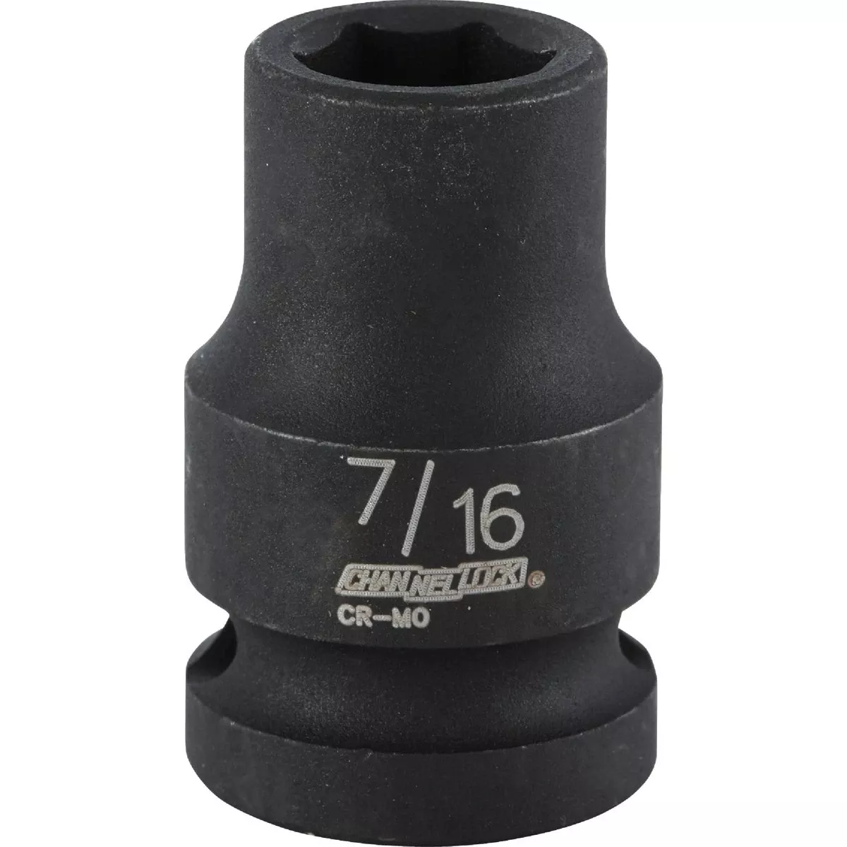 1/2 In. Drive 7/16 In. 6-point Shallow Standard Impact Socket