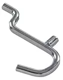 .148" X 1-1/2" Zinc Plated Curved Hook And Eye - Model 853045