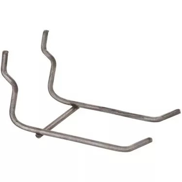 .148 X 3-inch Double Peg Hook, Zinc Plated Hillman Hook And Eye 853050
