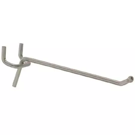.207" X 6" Zinc Plated Single Peg Hook - Hillman Hook And Eye Model 853063