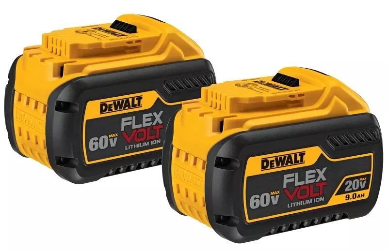 20v-60v Max Flexvolt 9 Ah Lithium-ion 9ah 20v / 3ah 60v Battery Combo Pack 2 Pc