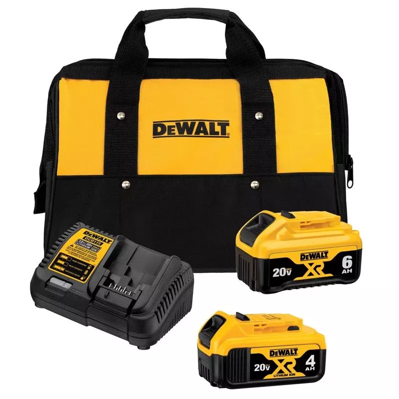 20v Max Dcb246ck Lithium-ion 4ah And 6ah Battery And Charger Starter Kit