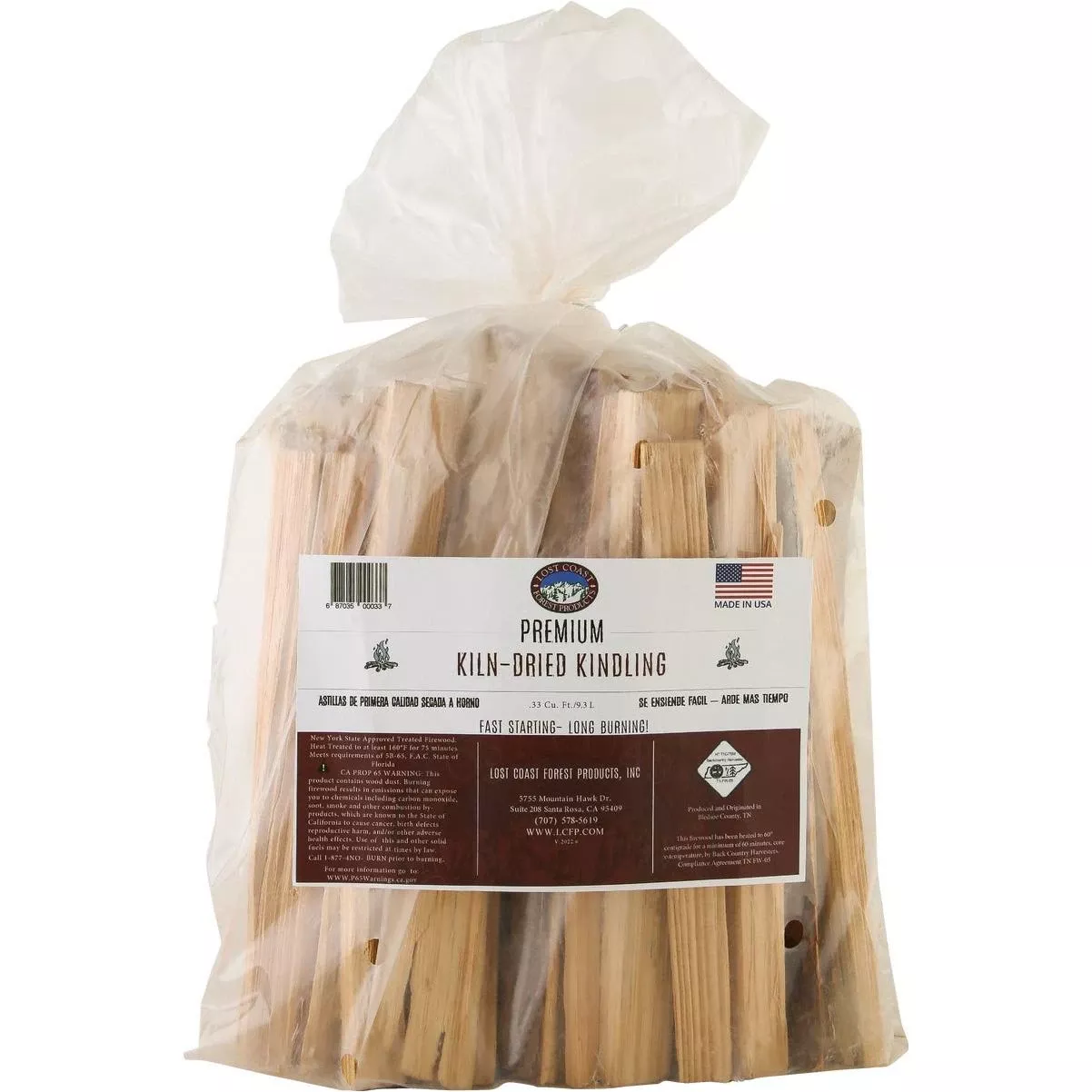 .33 Cu. Ft. Kiln Dried Kindling Fire Starter