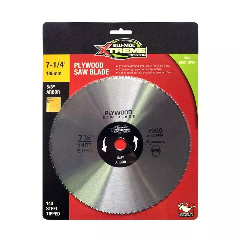 7-1/4 In. Steel Circular Saw Blade With 140 Teeth