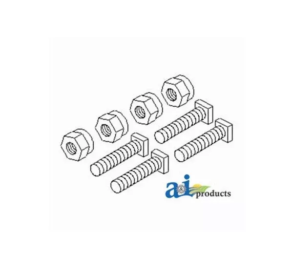 Battery Bolts & Nuts Square Head 5/16" (4 Pk) 26A1-C
