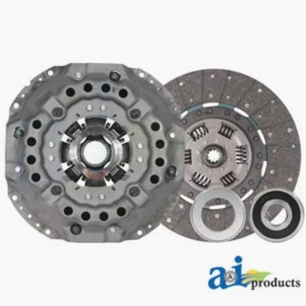 Clutch Kit: 13" Pressure Plate Trans Disc Release Bearing, Pilot Beari