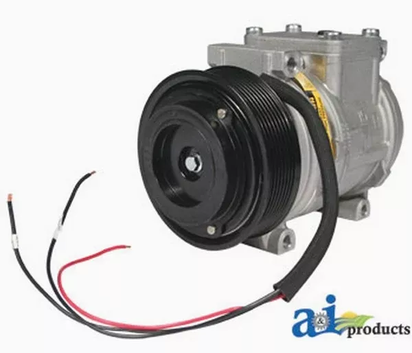 Compressor, New, Denso Style with Clutch AL155836