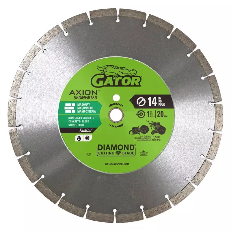 Fastcut 14 In. D X 1 In. Diamond Segmented Rim Saw Blade 1 Pk