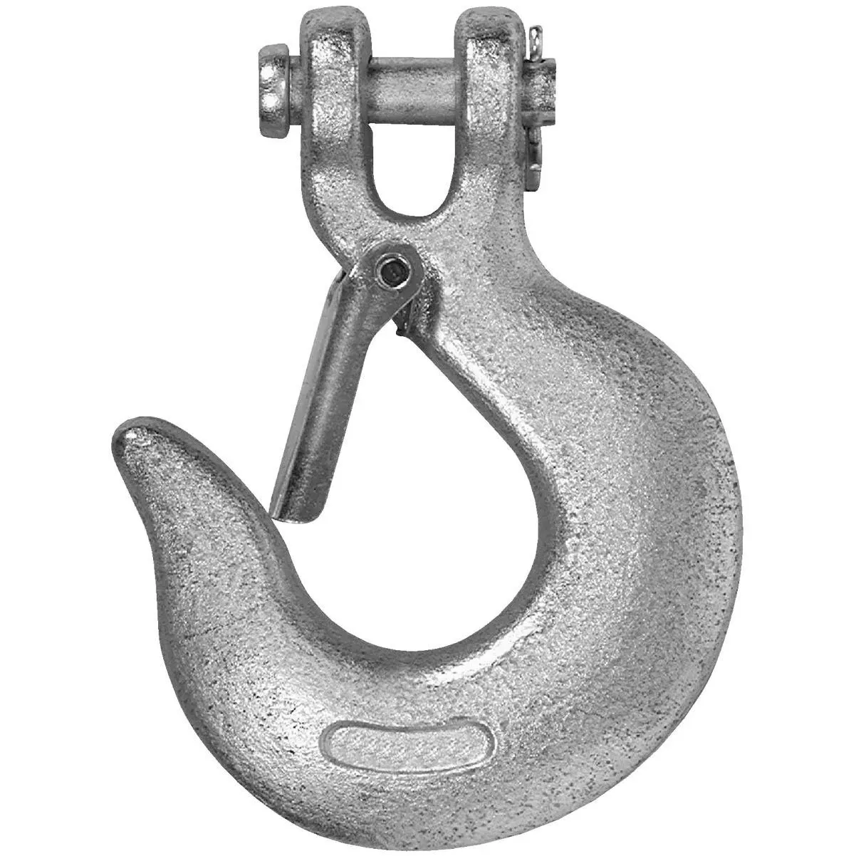Zinc-plated 1/4-inch Clevis Slip Hook With Safety Latch