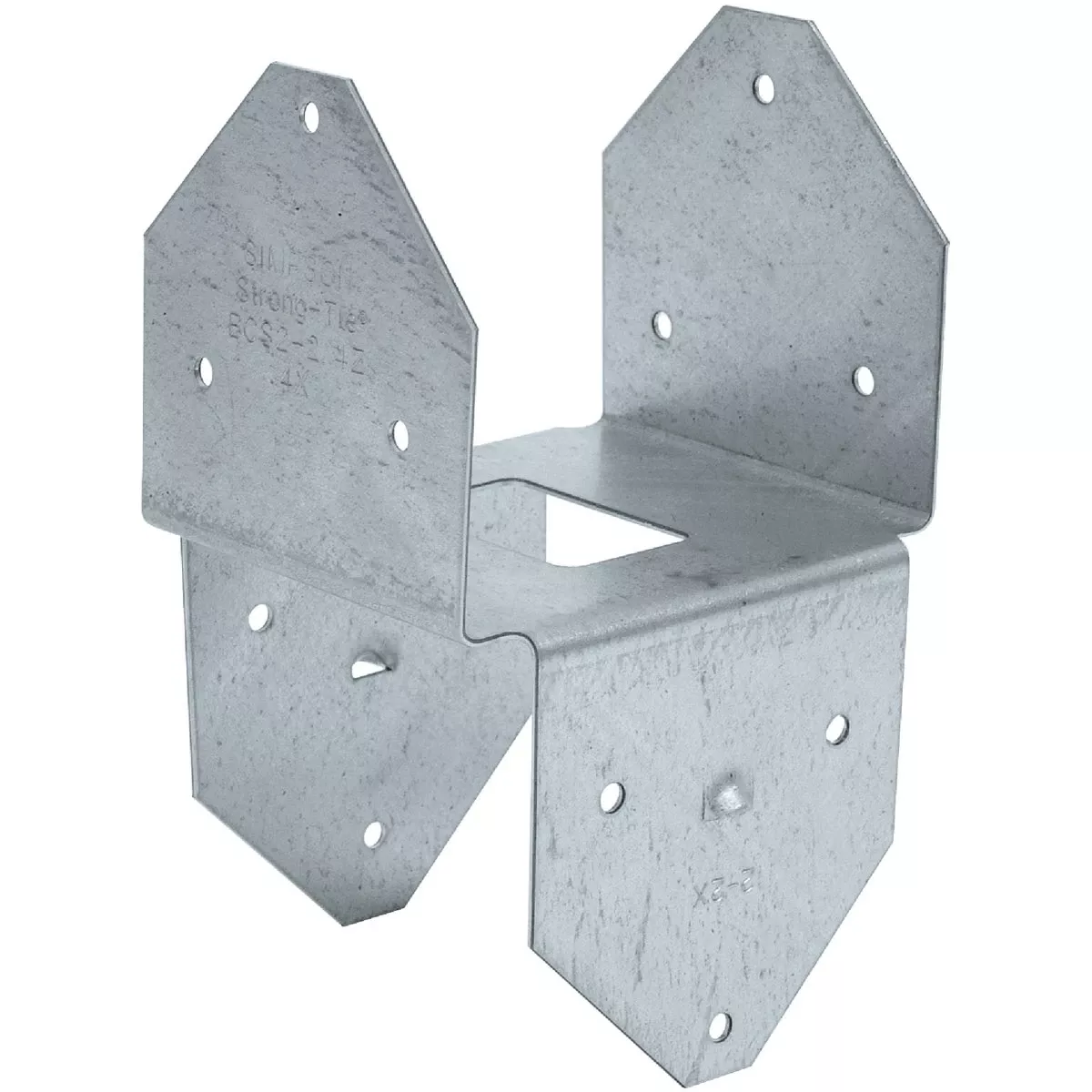 Zmax 18 Gauge Post Cap & Base For 2x Beam/6x Post, Model Bcs2-2/4z
